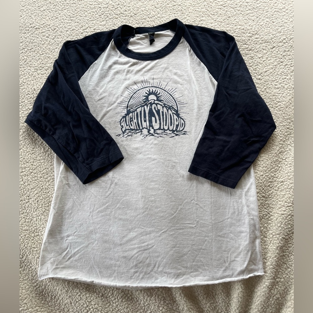 Slightly Stoopid Reggae Band Raglan Baseball T-Shirt L Merch Red Rocks Concert - Picture 6 of 6